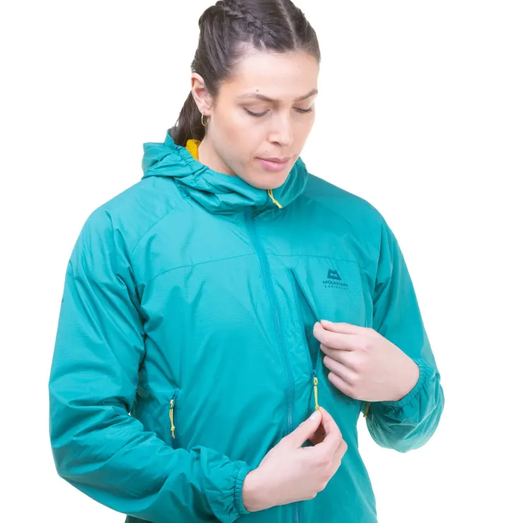 Softshell Jackets-Mountain Equipment Womens Aerotherm Jacket - Jade