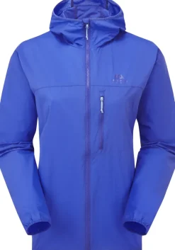 Softshell Jackets-Mountain Equipment Womens Aerofoil Hooded Jacket - Vivid Blue