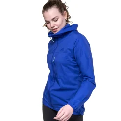 Softshell Jackets-Mountain Equipment Womens Aerofoil Hooded Jacket - Vivid Blue