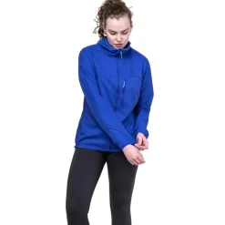Softshell Jackets-Mountain Equipment Womens Aerofoil Hooded Jacket - Vivid Blue