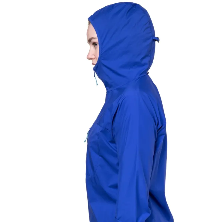 Softshell Jackets-Mountain Equipment Womens Aerofoil Hooded Jacket - Vivid Blue