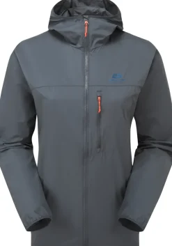 Softshell Jackets-Mountain Equipment Womens Aerofoil Hooded Jacket - Blue Nights