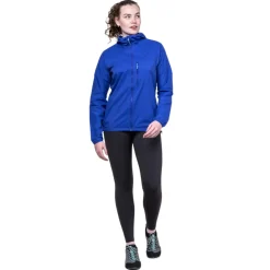 Softshell Jackets-Mountain Equipment Womens Aerofoil Hooded Jacket - Blue Nights