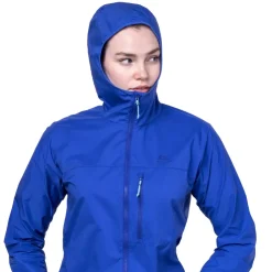 Softshell Jackets-Mountain Equipment Womens Aerofoil Hooded Jacket - Blue Nights