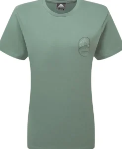 T-Shirts & Baselayers-Mountain Equipment Womens Alpenglow Tee - Tee Sage
