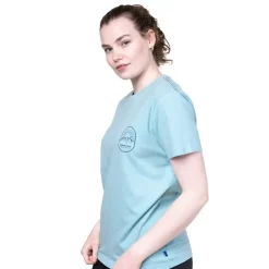 T-Shirts & Baselayers-Mountain Equipment Womens Alpenglow Tee - Tee Aqua