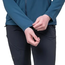 Softshell Jackets-Mountain Equipment Womens Arrow Hooded Jacket - Dusk-Topaz