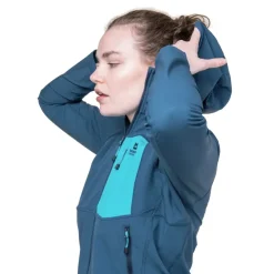 Softshell Jackets-Mountain Equipment Womens Arrow Hooded Jacket - Chili Red-Dusk
