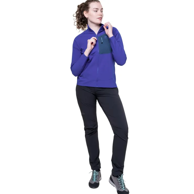 Softshell Jackets-Mountain Equipment Womens Arrow Jacket - Clematis-Dusk