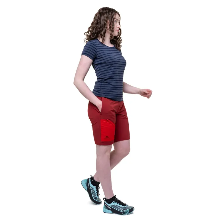 Shorts & Skirts-Mountain Equipment Womens Comici Shorts - Merlot-Chili