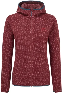 Fleece & Mid Layer-Mountain Equipment Womens Dot Matrix Jacket - Tibetan Red