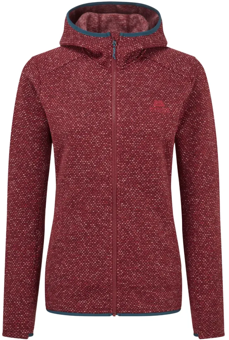 Fleece & Mid Layer-Mountain Equipment Womens Dot Matrix Jacket - Tibetan Red