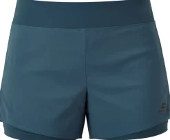 Shorts & Skirts-Mountain Equipment Womens Dynamo Twin Shorts - Majolica Blue