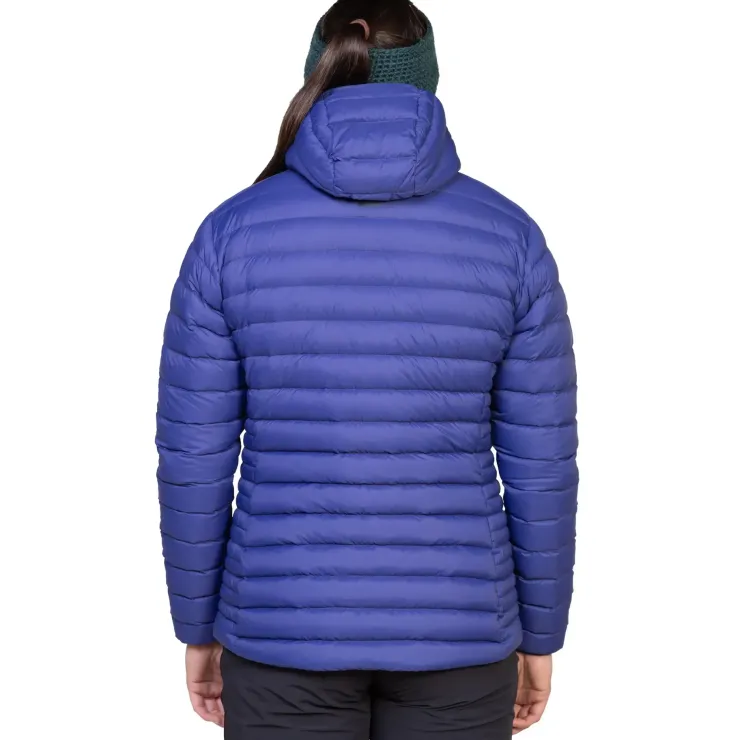 Insulated Jackets-Mountain Equipment Womens Earthrise Hooded Jacket - Cosmos