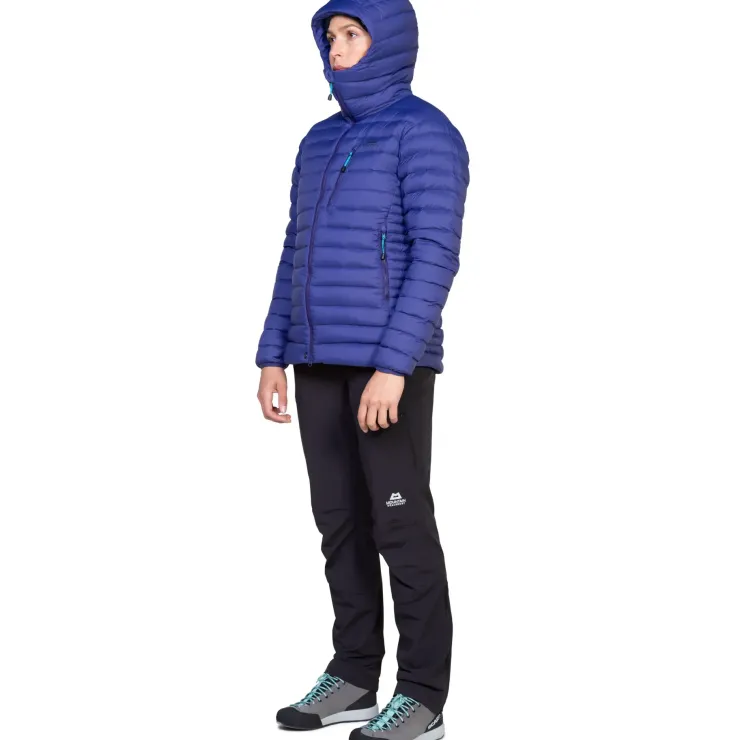 Insulated Jackets-Mountain Equipment Womens Earthrise Hooded Jacket - Cosmos