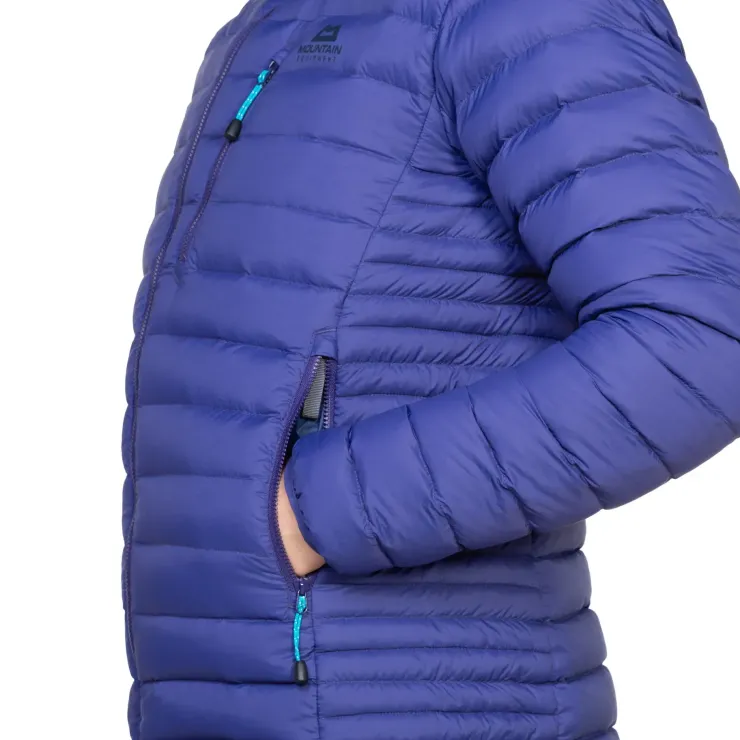 Insulated Jackets-Mountain Equipment Womens Earthrise Hooded Jacket - Raisin