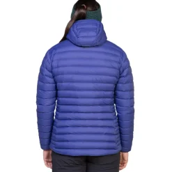 Insulated Jackets-Mountain Equipment Womens Earthrise Hooded Jacket - Majolica Blue