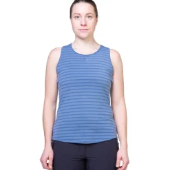 T-Shirts & Baselayers-Mountain Equipment Womens Equinox Vest - Vivid Stripe