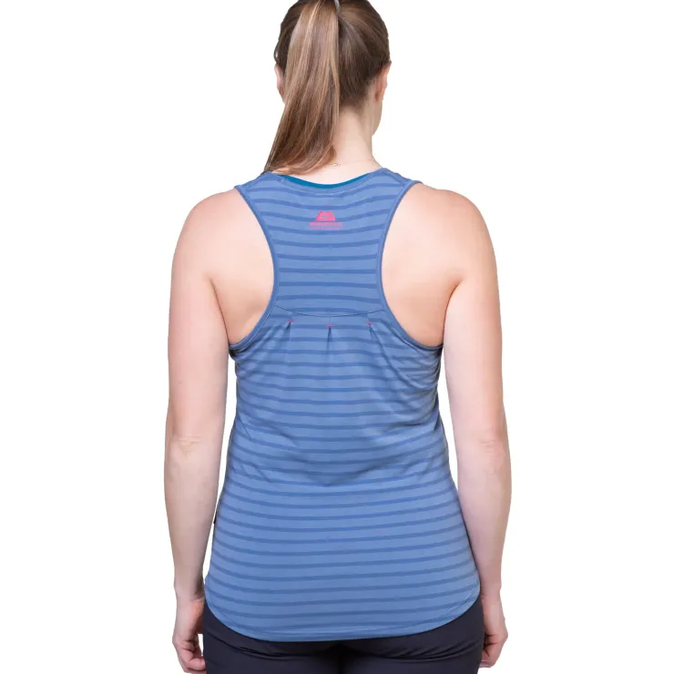 T-Shirts & Baselayers-Mountain Equipment Womens Equinox Vest - Vivid Stripe
