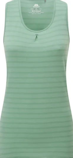 T-Shirts & Baselayers-Mountain Equipment Womens Equinox Vest - Lichen Stripe