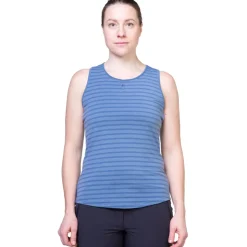 T-Shirts & Baselayers-Mountain Equipment Womens Equinox Vest - Lichen Stripe