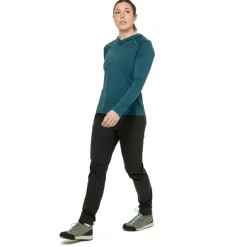 T-Shirts & Baselayers-Mountain Equipment Womens Glace Hooded Top - Aqua