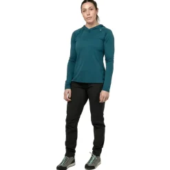 T-Shirts & Baselayers-Mountain Equipment Womens Glace Hooded Top - Raisin