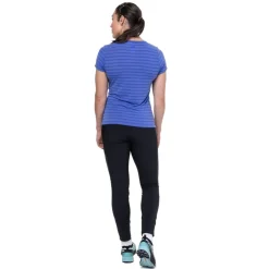 T-Shirts & Baselayers-Mountain Equipment Womens Groundup Stripe Tee - Vivid Stripe