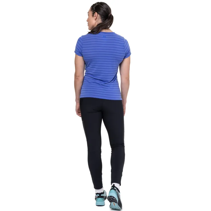 T-Shirts & Baselayers-Mountain Equipment Womens Groundup Stripe Tee - Vivid Stripe