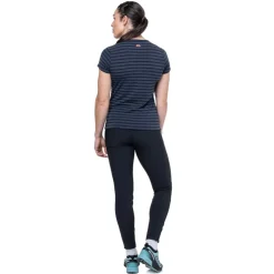 T-Shirts & Baselayers-Mountain Equipment Womens Groundup Stripe Tee - Cosmos Stripe