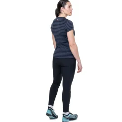 T-Shirts & Baselayers-Mountain Equipment Womens Groundup Stripe Tee - Cosmos Stripe