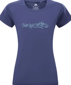 T-Shirts & Baselayers-Mountain Equipment Womens Headpoint Skyline Tee - Amethyst