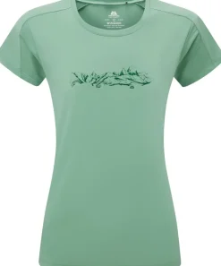 T-Shirts & Baselayers-Mountain Equipment Womens Headpoint Skyline Tee - Lichen