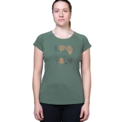T-Shirts & Baselayers-Mountain Equipment Womens Leaf Tee - Stellar Blue