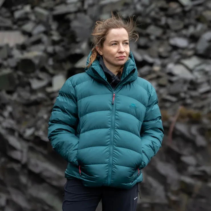 Insulated Jackets-Mountain Equipment Womens Lightline Jacket - Deep Teal
