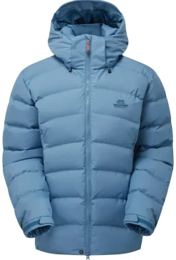 Insulated Jackets-Mountain Equipment Womens Lightline Eco Jacket - Stellar Blue