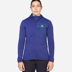 Fleece & Mid Layer-Mountain Equipment Womens Lumiko Hooded Jacket - Hibiscus-Tibetan
