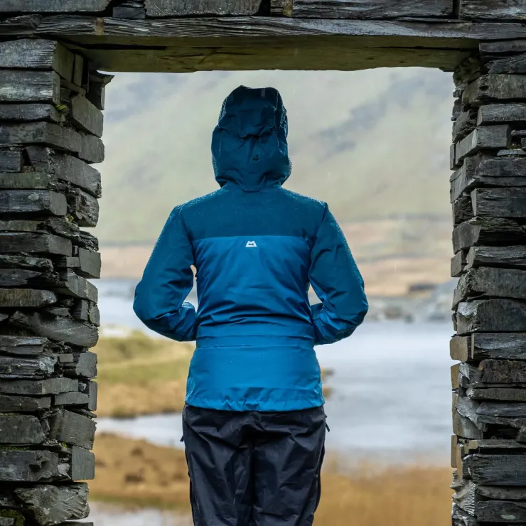 Waterproof Jackets-Mountain Equipment Womens Makalu Jacket - Stellar-Majolica