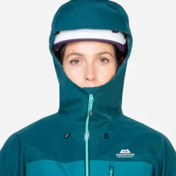 Waterproof Jackets-Mountain Equipment Womens Makalu Jacket - Majolica-Capsicum