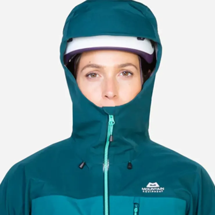 Waterproof Jackets-Mountain Equipment Womens Makalu Jacket - Amethyst-Medieval
