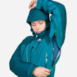Waterproof Jackets-Mountain Equipment Womens Makalu Jacket - Amethyst-Medieval