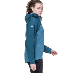 Waterproof Jackets-Mountain Equipment Womens Makalu Jacket - Spruce-Deep Teal