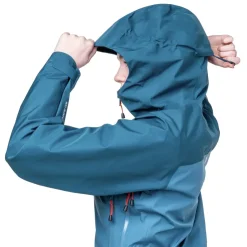 Waterproof Jackets-Mountain Equipment Womens Makalu Jacket - Spruce-Deep Teal