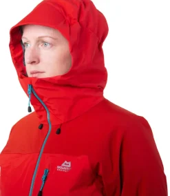 Waterproof Jackets-Mountain Equipment Womens Manaslu Jacket - Spruce-Deep Teal