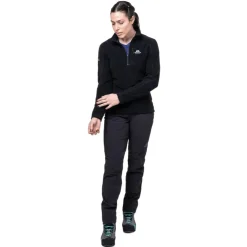 Fleece & Mid Layer-Mountain Equipment Womens Micro Zip-T Fleece - Stellar Blue