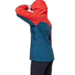 Waterproof Jackets-Mountain Equipment Womens Odyssey Jacket - Majolica-Chili