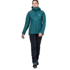 Waterproof Jackets-Mountain Equipment Womens Odyssey Jacket - Deep Teal