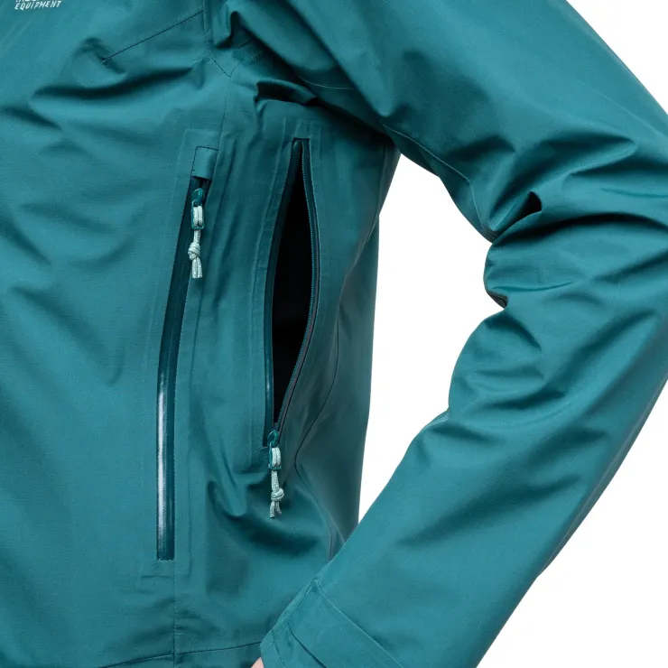 Waterproof Jackets-Mountain Equipment Womens Odyssey Jacket - Deep Teal