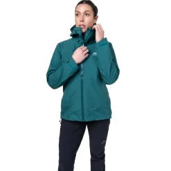 Waterproof Jackets-Mountain Equipment Womens Odyssey Jacket - Deep Teal