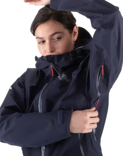 Waterproof Jackets-Mountain Equipment Womens Rupal Jacket - Skyglow